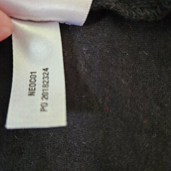 Stella And Dot Top Womens 1X Black LS Lace Ruffles Goth Whimsigoth Witchy Boho - Picture 10 of 12